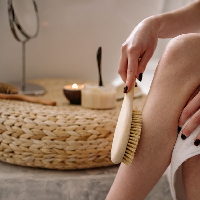 Natural Bristle Body Brush